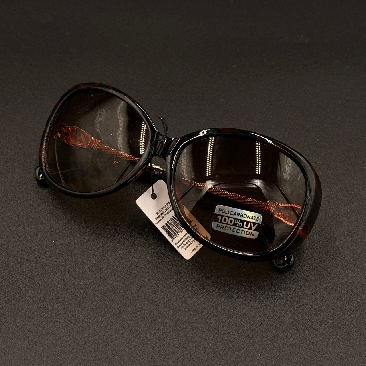 Zahara Tortoise Brown Smoky Lens Gold