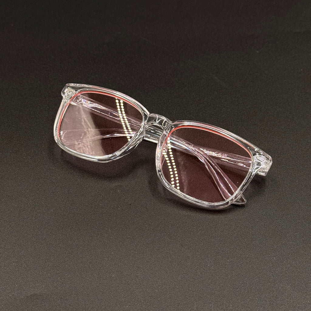 Mirelle clear frame pink lens main view