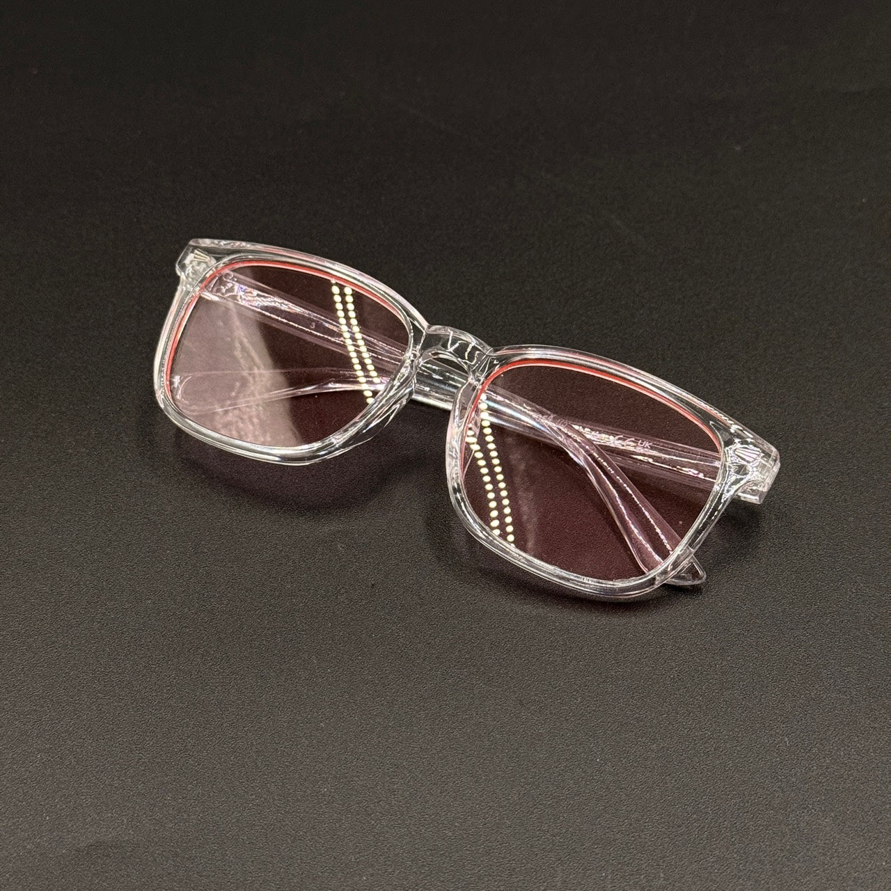 Mirelle clear frame pink lens main view