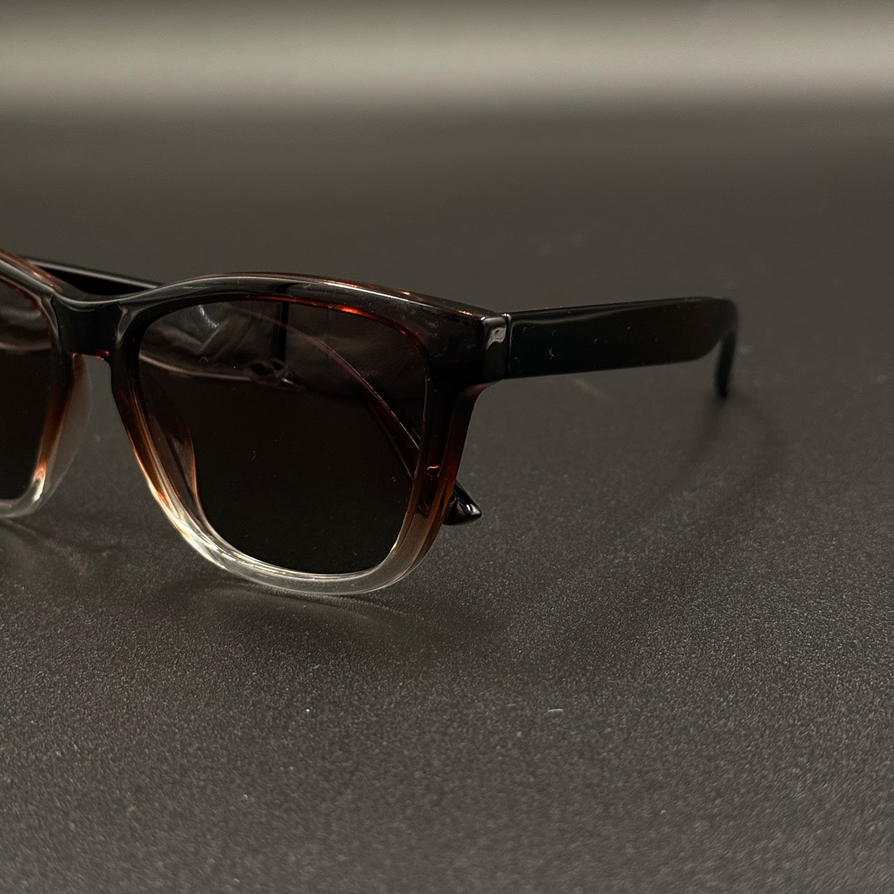 Vienne Brown Frame Brown Smoky Lens temple detail